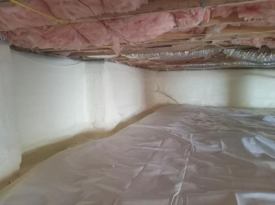 Crawl space encapsulation with closed-cell spray foam for Roof Maintenance in Aberdeen